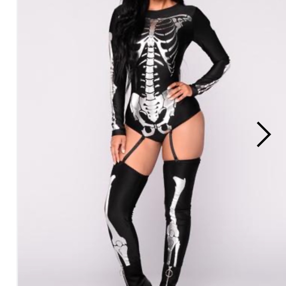 Skeleton Halloween costume fashion nova